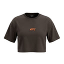 Tiger Core Edit Crop Oversize T-shirt - Dark Brown