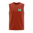 Big Logo Oversize Tank - Rust
