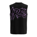 Débardeur oversize à gros logo - Noir