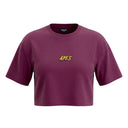Dragon Core Edit Crop Oversize T-shirt - Dark Fuchsia