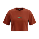 Phoenix Core Edit Crop Oversize T-shirt - Rust