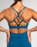 Apes Essentials Soutien-gorge à lacets Bleu sarcelle/Taupe