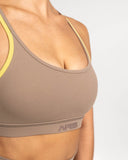Apes Essentials Soutien-gorge Lacets Taupe/Jaune