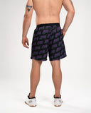 <tc>Apes</tc> Short monogrammé - Violet/Vert