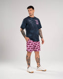 T-shirt oversize <tc>Apes Lab.</tc> Tie-dye noir