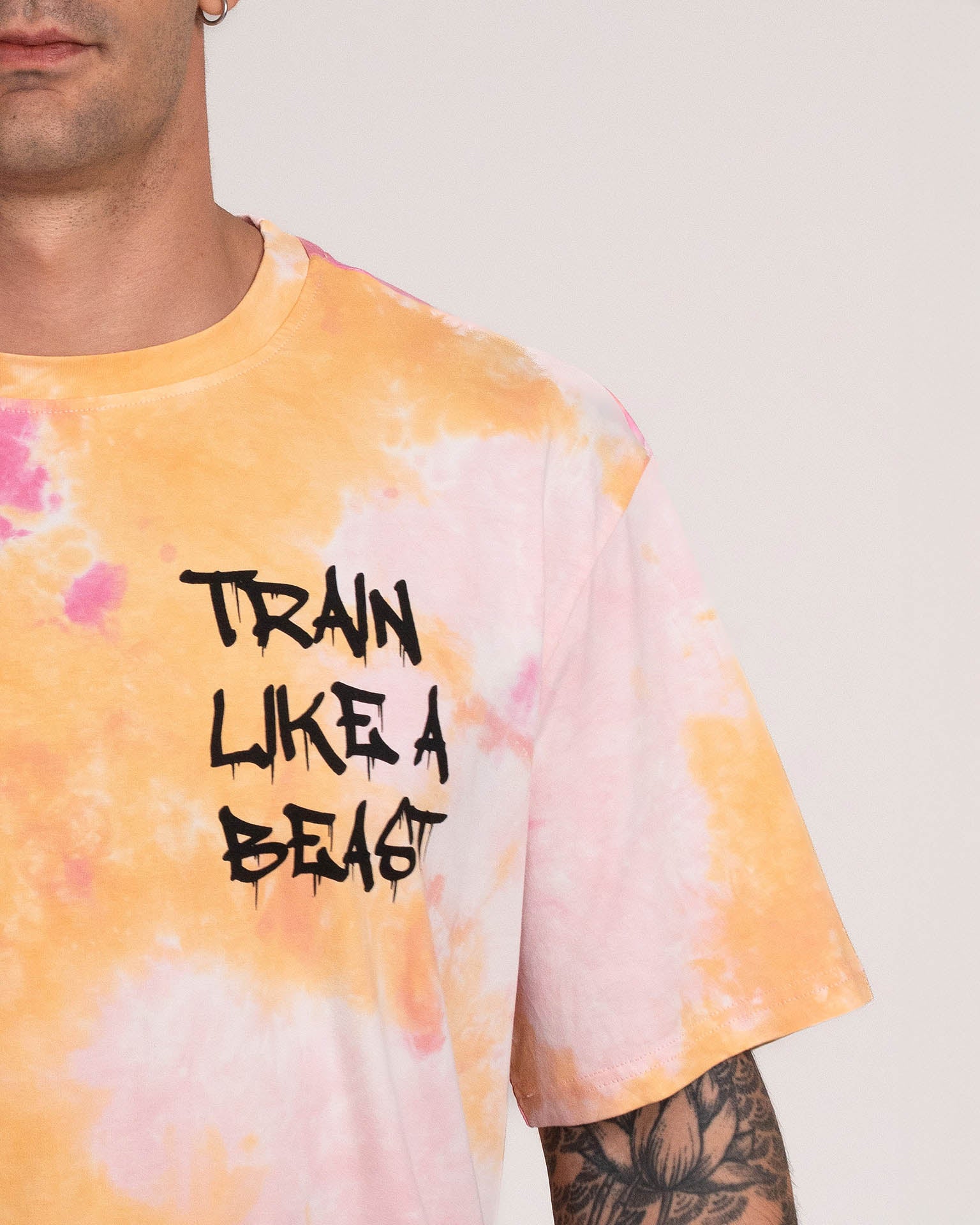 Camiseta de gran tamaño <tc>Apes Lab.</tc> Tie Dye Tropical