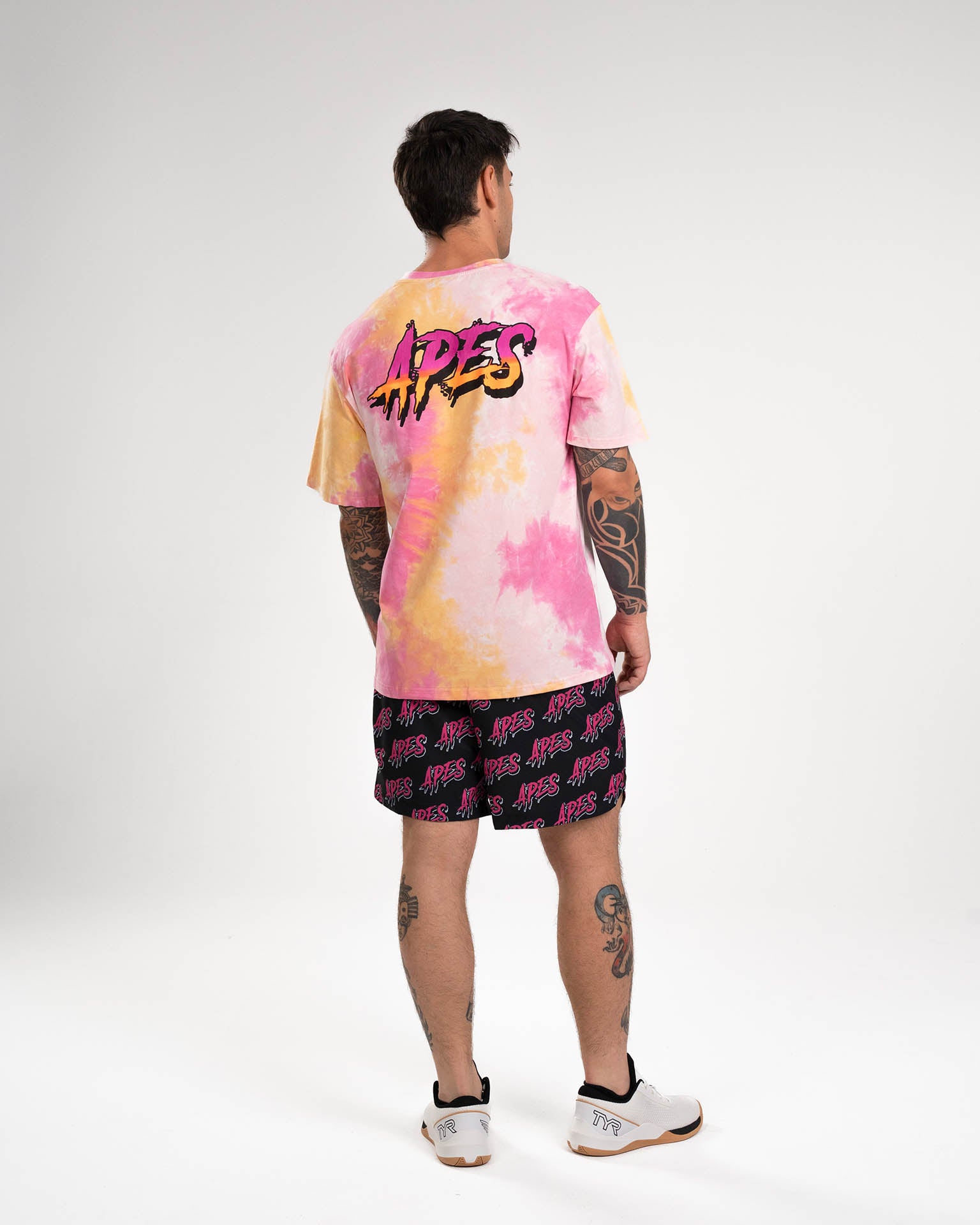 Camiseta de gran tamaño <tc>Apes Lab.</tc> Tie Dye Tropical