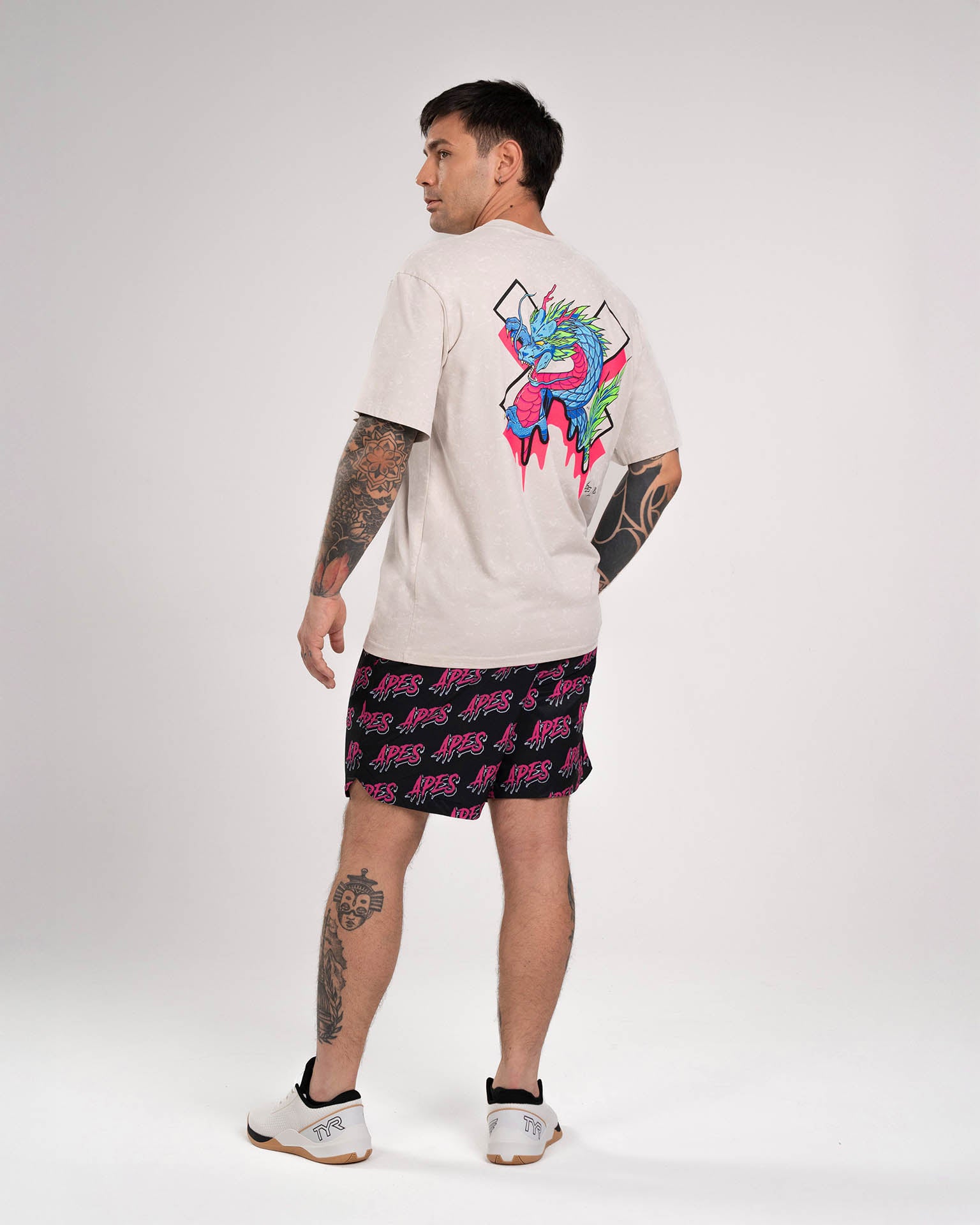 T-shirt oversize <tc>Apes Lab.</tc> Dragon