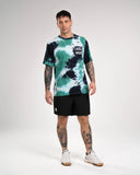 Camiseta extragrande <tc>Apes Lab.</tc> Teñido anudado verde