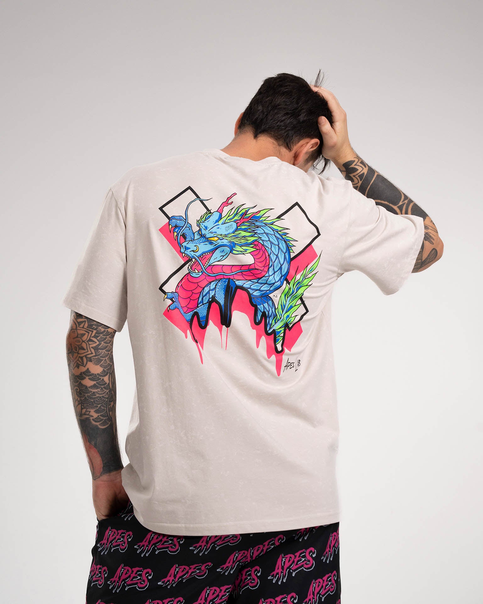 T-shirt oversize <tc>Apes Lab.</tc> Dragon