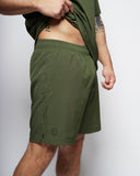 Apes Basics Short tissé léger - Vert armée