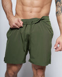Apes Basics Short tissé léger - Vert armée