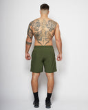 Apes Basics Short tissé léger - Vert armée