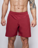 <tc>Apes</tc> <tc>Basics</tc> - Pantalones cortos de tejido ligero - Granate