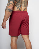 <tc>Apes</tc> <tc>Basics</tc> - Pantalones cortos de tejido ligero - Granate