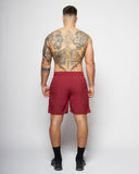 <tc>Apes</tc> <tc>Basics</tc> - Pantalones cortos de tejido ligero - Granate