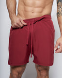 <tc>Apes</tc> <tc>Basics</tc> - Pantalones cortos de tejido ligero - Granate