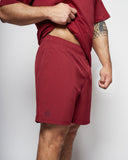 <tc>Apes</tc> <tc>Basics</tc> - Pantalones cortos de tejido ligero - Granate