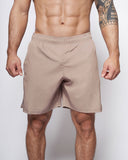<tc>Apes</tc> <tc>Basics</tc> - Pantalones cortos ligeros de tejido - Arena