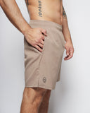Apes Basics Short tissé léger - Sable