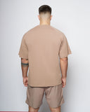 Apes Basics - Raglan Oversize T-shirt - Sand