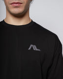 Apes Essentials Bold Drop Tshirt - Solid Black