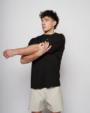 Apes Essentials Bold Drop Tshirt - Solid Black