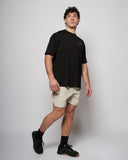 Apes Essentials Bold Drop Tshirt - Solid Black