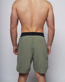 <tc>Apes</tc> <tc>Essentials</tc> - Pantalones cortos de entrenamiento flexibles - Verde mate