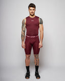 Apes Essentials Short de Compression Skin - Velours Rouge