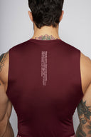 Apes Essentials Débardeur de compression cutanée - Velours Rouge