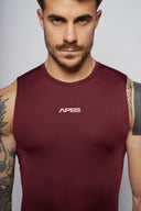 Apes Essentials Débardeur de compression cutanée - Velours Rouge