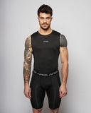 Apes Essentials Débardeur de compression cutanée – Noir uni