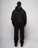 Apes Essentials UNIT Boxy Double Zip Hoodie - Black
