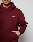 Apes Essentials UNIT Boxy Hoodie - Red Velvet