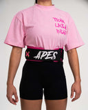Gorilla Belt Pink - Weightlifting and Training Belt