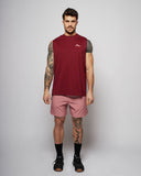 Apes Essentials Débardeur oversize audacieux - Velours rouge