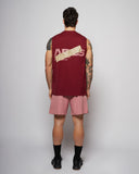Apes Essentials Débardeur oversize audacieux - Velours rouge