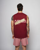 Apes Essentials Débardeur oversize audacieux - Velours rouge