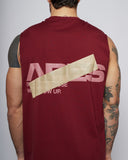 Apes Essentials Débardeur oversize audacieux - Velours rouge