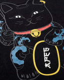 Apes Lab. Original T-shirt Boxy Maneki Neko - Noir