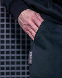 <tc>Apes</tc> Pantalon ample en polaire noire