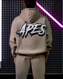 <tc>Apes</tc> Pantalon polaire ample couleur sable