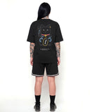 Apes Lab. Original T-shirt Boxy Maneki Neko - Noir