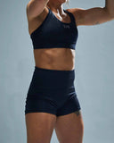 Shorty Base Kinetic taille haute 2" Short noir