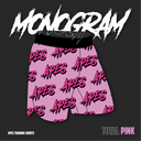<tc>Apes</tc> Short monogrammé - Rose vif