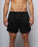 Shorts de malla de 5" - Negro