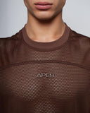 Training Mesh Tank - Chocolate Brown