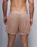 Short en maille 5" - Taupe