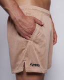 Shorts de Malla 5" - Taupe